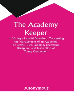 cover image of The Academy Keeper